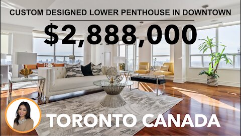 Custom Designed Lower Penthouse in Toronto. 736 Spadina Ave. Top real estate agents in Toronto 2021