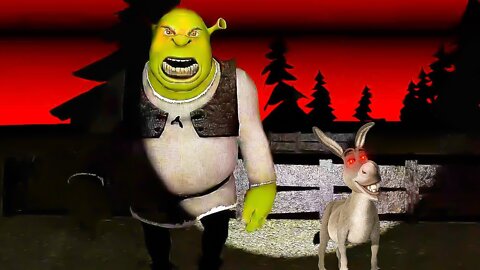 ESCAPING SHREKS SWAMP | Shrek Horror Game (Near the Swamp)