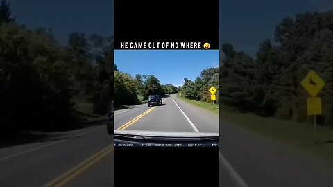 This Driver Didn't See This Coming!
