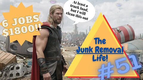 Junk Removal A day in the Life #51! 6 Jobs for $1800 Today! Watch & follow along on our day