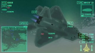 Ace Combat X Skies of Deception: Mission 7 (6B in game): Hard Difficulty - No Commentary