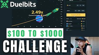 $100 TO $1000 CHALLENGE (Duelbits)