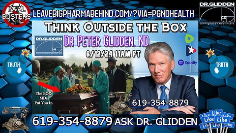 DR PETER GLIDDEN Live Q and A 619-354-8879