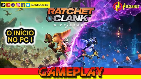 🎮 GAMEPLAY! Jogamos RATCHET & CLANK: EM UMA OUTRA DIMENSÃO no PC. Confira a nossa Gameplay!