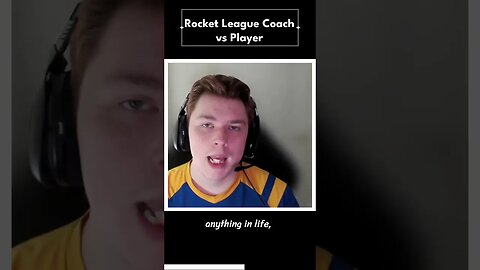 Rocket League coach vs player