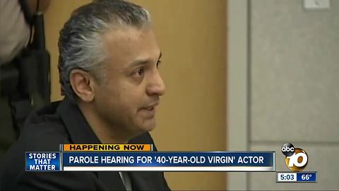 Parole hearing for '40-Year-Old Virgin' actor