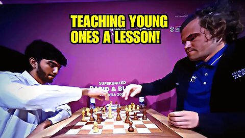 Magnus Carlsen plays Sicilian MASTERCLASS to DEMOLISH Gukesh in Rapid