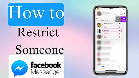 How to restrict someone on Facebook messenger