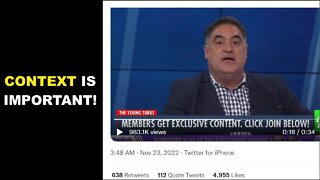Cenk Uygur Is Upset At Viral Clip. He Wishes Additional Context Was Added