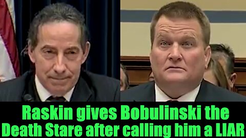 Raskin gives Tony Bobulinski the Death Stare after calling him a LIAR