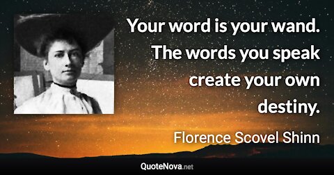 Your Word is Your Wand (Audiobook) by Florence Scovel Shinn (1928) *Read by Lila* (Book 2 of 4)