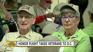 Honor Flight takes aging American veterans to war memorials in Washington D.C.