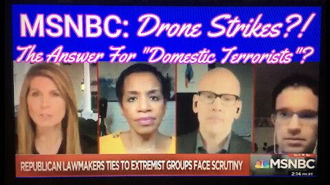 MSNBC: Drone Strikes?! The Answer to "Domestic Terrorists"?