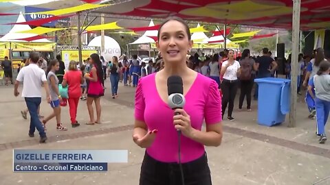 Coronel Fabriciano: "Tenda literária" anima crianças e adultos até este sábado pela manhã