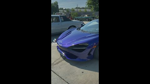 Purple McLaren 750S at Cars and Coffee