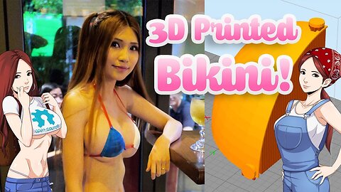 3D Printed Bikini Top- and Yes It's Comfortable !