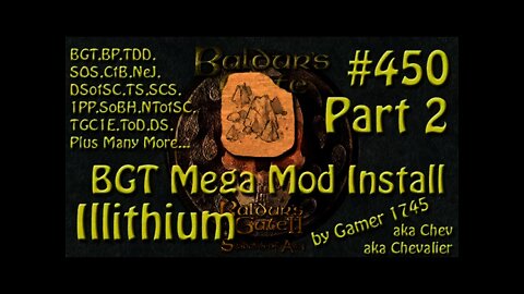 Let's Play Baldur's Gate Trilogy Mega Mod Part 450 Hunt for Illithium Pt. 2