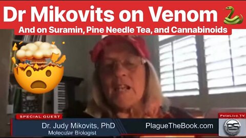 Dr Mikovitz on Venom, Suramin, Pine Needles, and Cannabinoids in relation to Treating Cov/Vx