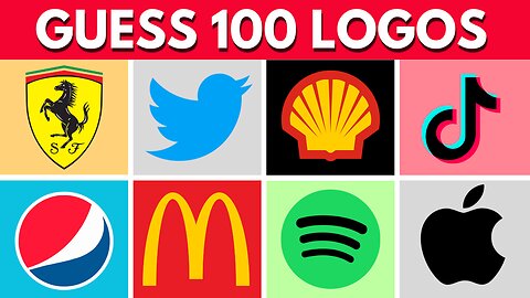 Guess the Logo in 3 Seconds | 100 Famous Logos | Ultimate Logo Quiz 2023