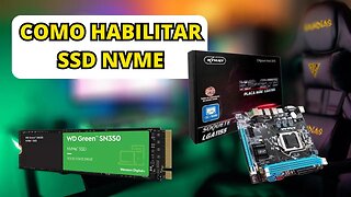 Como habilitar SSD NVME na placa mãe