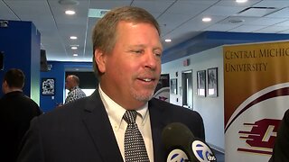 CMU head coach Jim McElwain interview at MAC Media Day