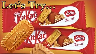 Biscoff KitKat Taste Test