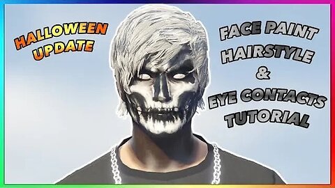 How To Get This Tryhard Face Paint (Halloween Update) (GTA Online)