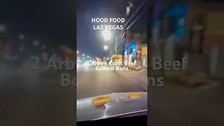 Las Vegas Hood Food slow motion Replay. Arby’s roast beef @ Cheddar 46 mph. See Full Video Link