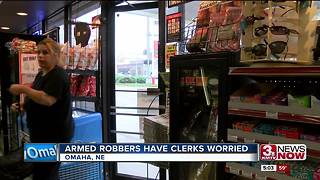 Armed robberies leaves clerks worried