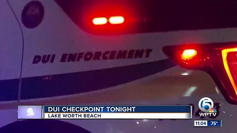 PBSO conduct Traffic/DUI Saturation Patrol in Lake Worth Beach