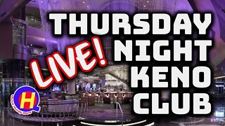 🔴LIVE! Thursday Night KENO Club from Cosmo Las Vegas! #KENONATION