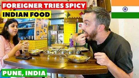 Indian girl takes me for spicy misal in Pune 🇮🇳