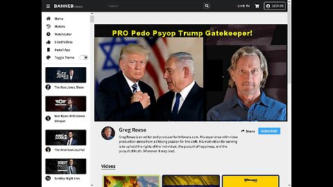 Psyop PRO PEDO TRUMP Gatekeeper Greg Reese in Plain Sight! [02.08.2024]