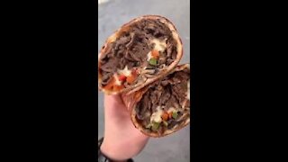 Keto Steak and Cheese Burrito - Yummy - Low Carb - Keto Diet - #shorts