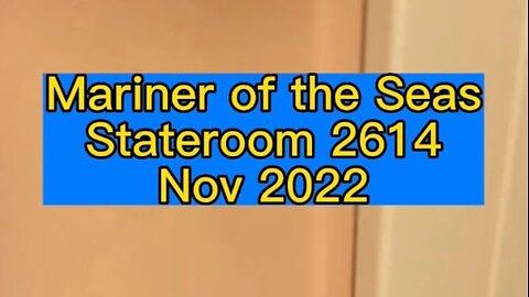 Royal Caribbean Mariner of the Seas - Oceanview Stateroom Cabin 2614 - Nov 2022 #marineroftheseas