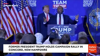 Tim Scott endorses Trump for President, Joins Trump at New Hampshire Rally