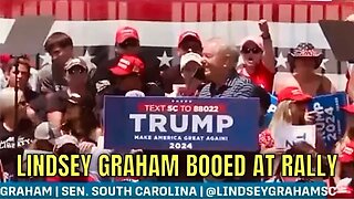 AWKWARD! Lindsey Graham just got booed at Today’s Trump rally