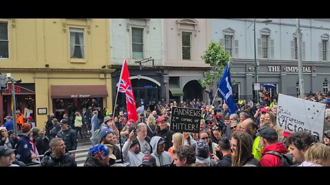 LIVE - Est 50,000 People Protest Melbourne NOW