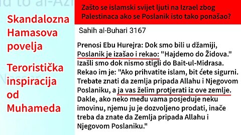 Teroristička inspiracija za Hamas dolazi od Muhameda - Skandalozna Hamasova povelja! | Pax Vobiscum