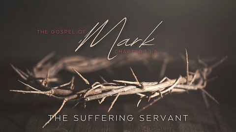 Introduction To The Gospel of Mark: Chapter 1:1-8