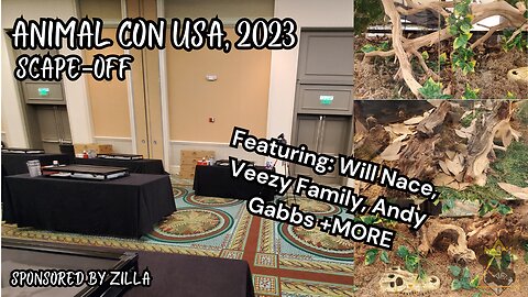 WE'RE GOING BACK TO ANIMAL CON!!! Zilla Scape-Off, 2023
