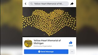 Yellow Heart Memorial in Michigan