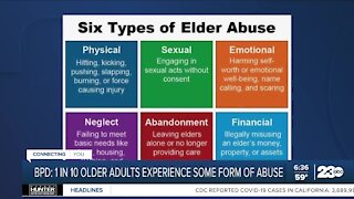 BPD: 1 in 10 older adults experience some form of abuse
