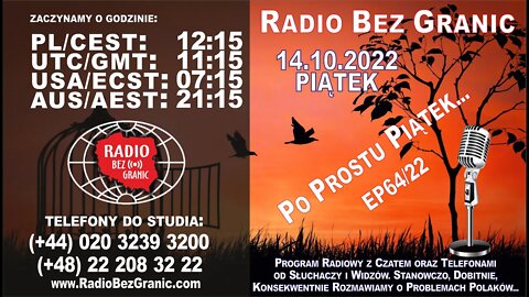 14.10.2022 - 11:15 - "Po Prostu Piątek..." - EP64/22