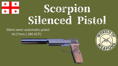 Scorpion silent pistol 🇬🇪 The georgian special forces silent weapon