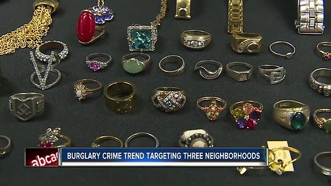 At least 1,500 pieces of jewelry recovered after months long burglary investigation