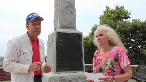 Golden Spike Lincoln Monument, Council Bluffs, Ia Travel USA, Mr Peacock & Friends Hidden Treasures