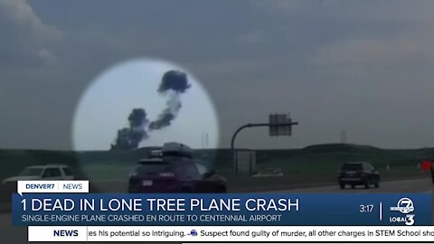 At least 1 dead in single-engine plane crash near Lone Tree