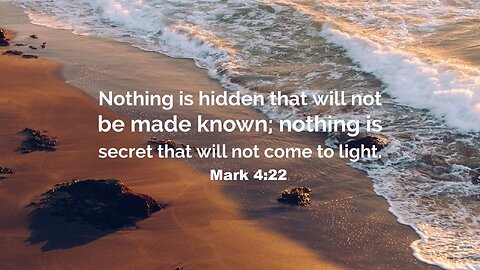 The Light of Life Part4 - nothing hidden, all comes to the light