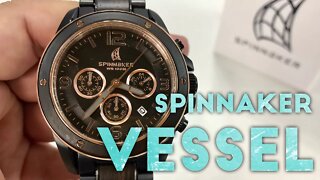 Spinnaker Vessel with Wood and Rose Gold Review (SP-5027-77)